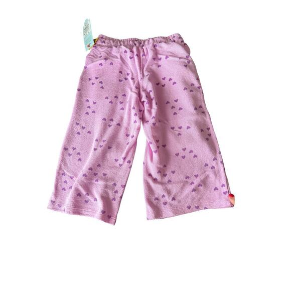 Cat & Jack Girls Pink Lavender Hearts Pajama Pants Size 4T - Picture 3 of 5